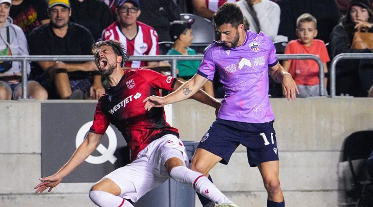 Cavalry FC Charlie Trafford Miguel Acosta